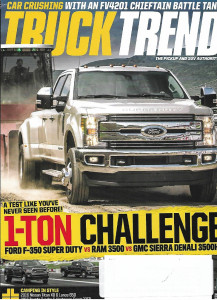 TRUCK TREND 2017 NOV - CAMPERS TITAN XD & LANCE 650,TUNDRA, AIRSTREAM SPORT 22FB